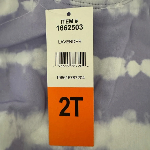 Eddie Bauer One Piece Swim Suit With Cover Up Girls Size 2T NWT - Picture 6 of 9